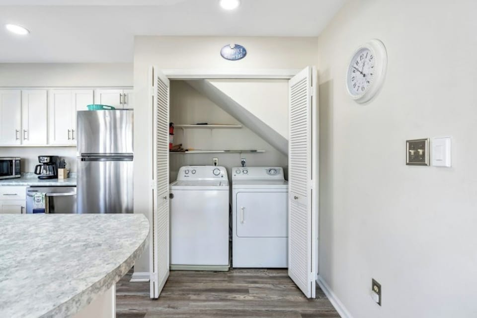 Never underestimate the convenience of a washer & dryer in your unit.