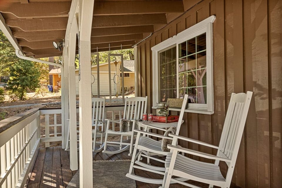 Large front porch with rockers.
