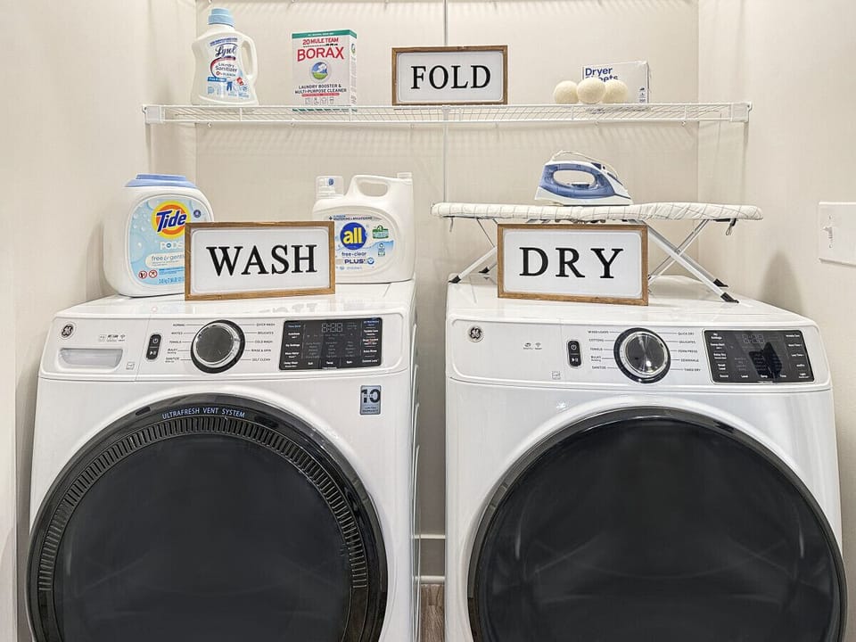 In-Home Washer and Dryer, Front Load
