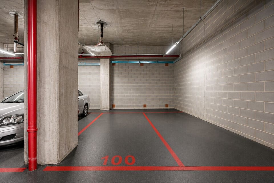 The apartment comes with an allocated parking space in the secure underground car park.