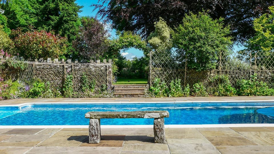 Laze poolside and take a dip in the summer