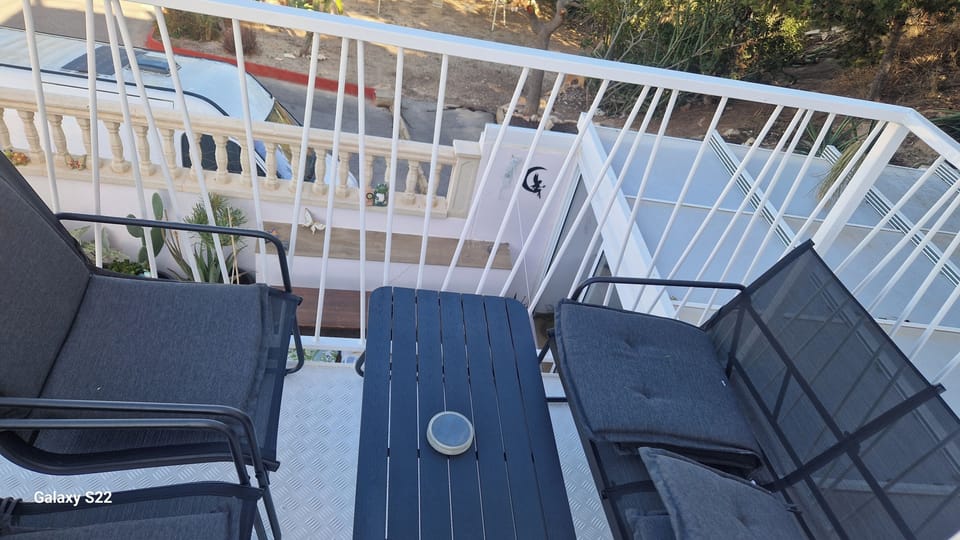 Balconies great for breakfast or a drink to take in the views