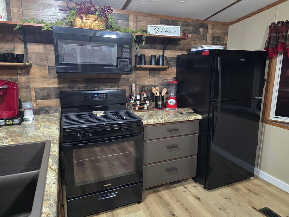 Enjoy the well-appointed kitchen with all brand new appliances.  