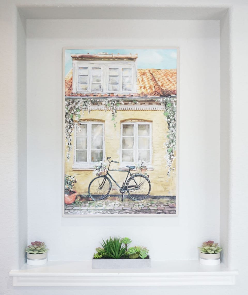 This home is thoughtfully decorated throughout to be bright and inviting.