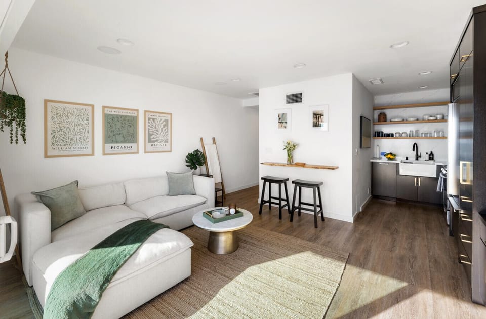 Stunning view of the living room