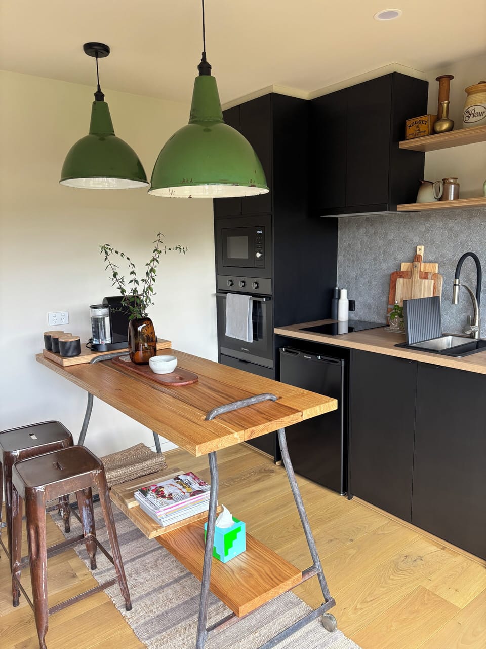 Dalla Vite's kitchen has everything you need to whip up a meal