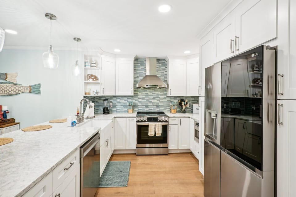 Equipped with high-end appliances and everything you need to create delicious meals during your stay!