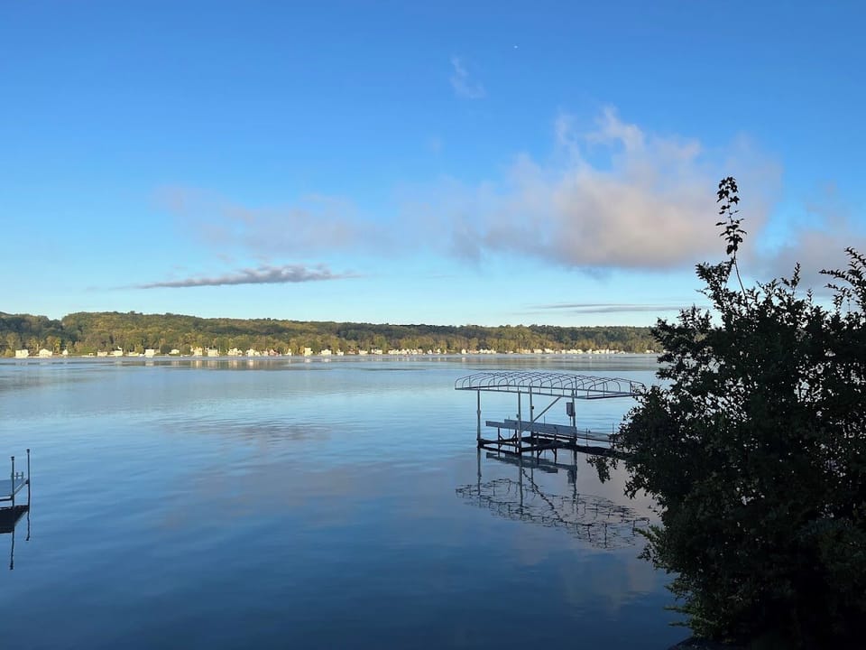 north facing view  from back deck