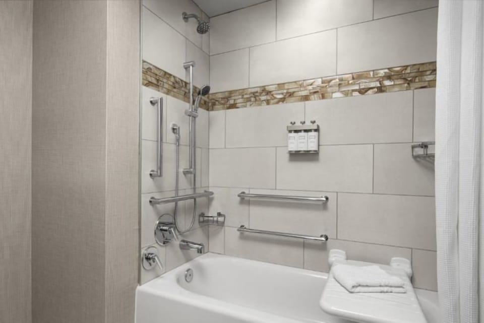 Soak and reset in a spotless tub with easy-access features.