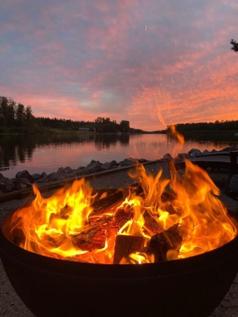 Picture yourself here, surrounded by friends and family, roasting marshmallows.