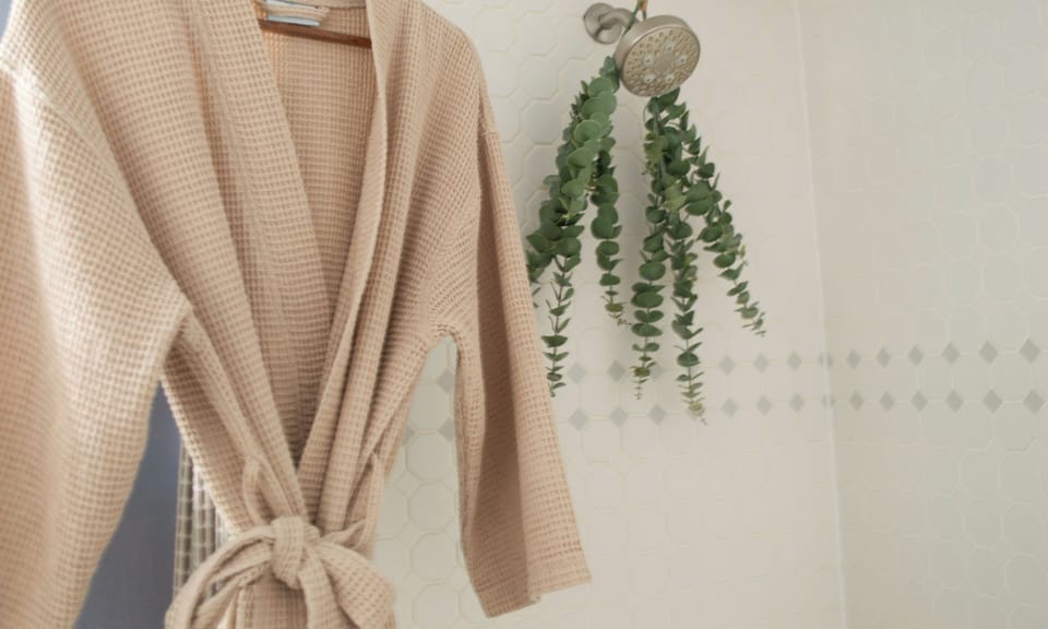 Spa-inspired bath set up to help you relax