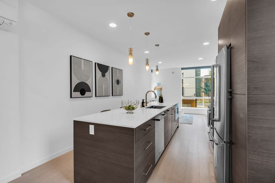 Open layout kitchen
