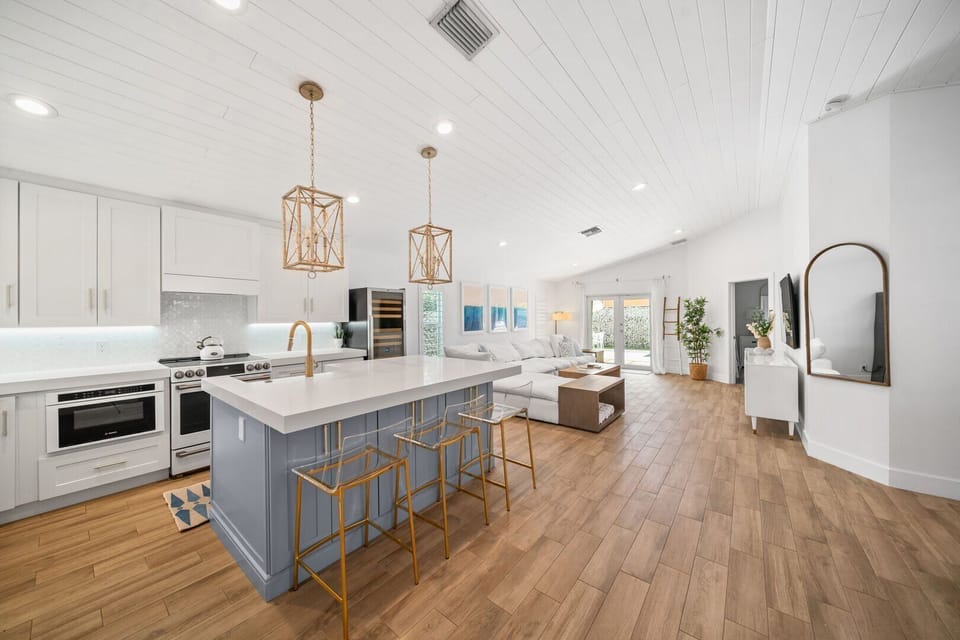 Bright, modern, open plan interiors