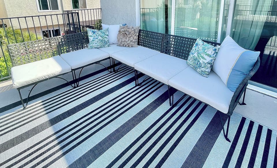Balcony off master bedroom. Perfect for sun bathing and relaxing