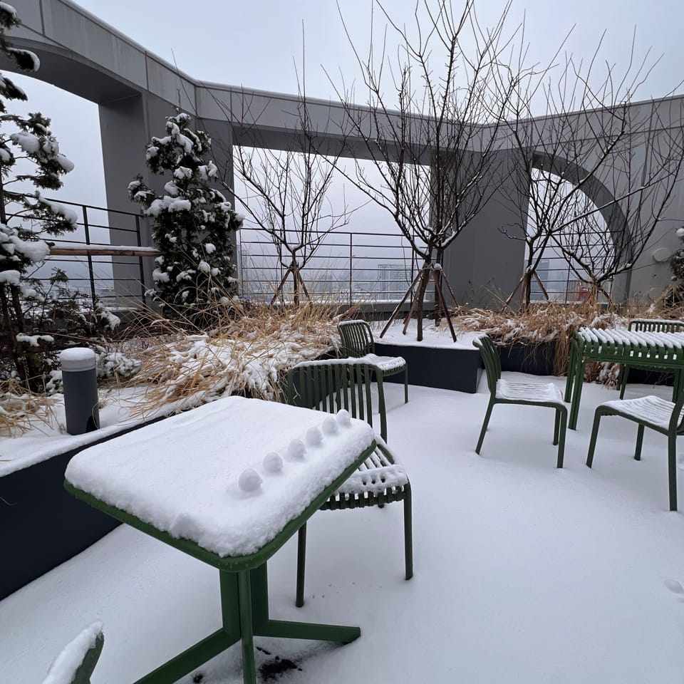 Terrace at the rooftop