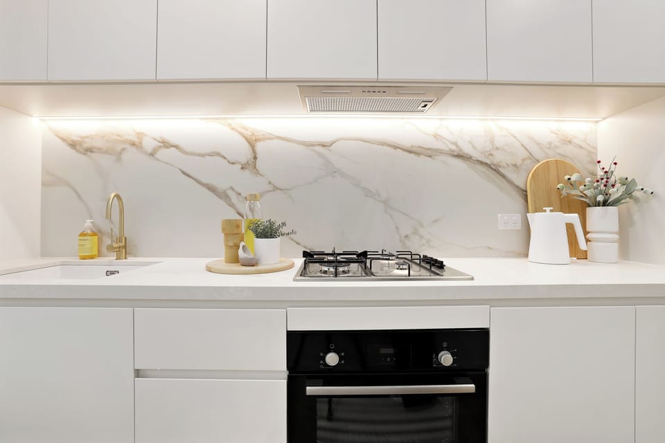 Gas stove and electric oven