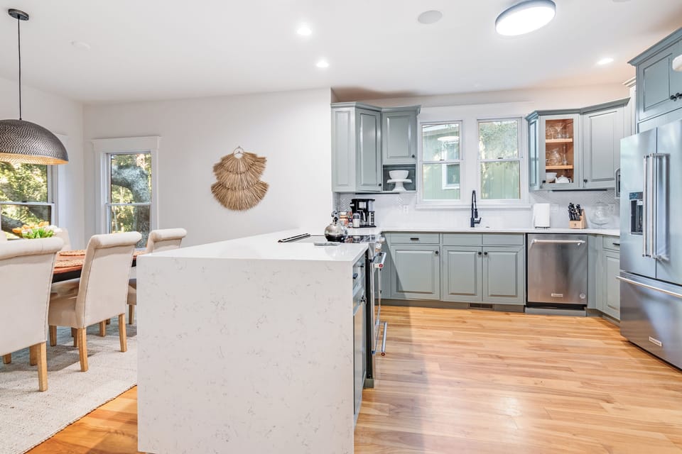 Luxe finishes throughout