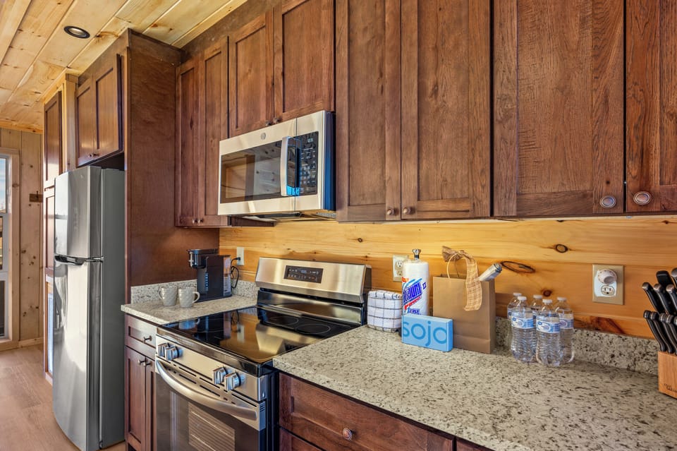 Open kitchen ideal for meals during your Smoky Mountain stay