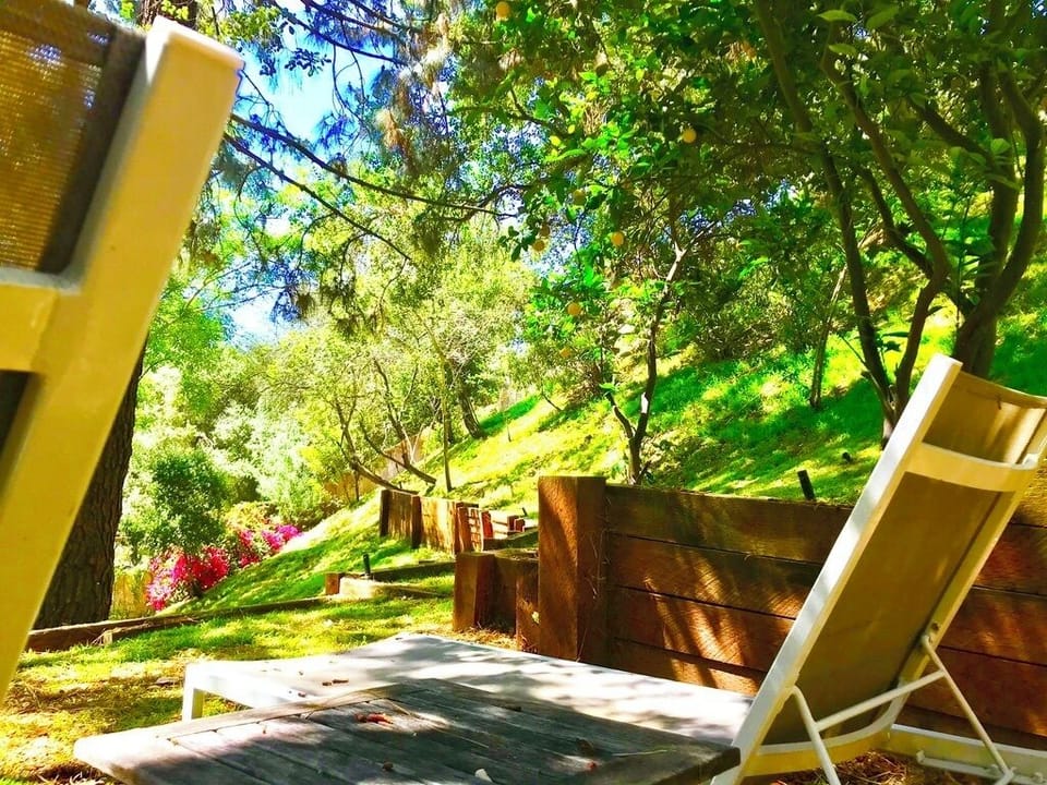 HOLLYWOOD HILLS SPA RETREAT+VIEWS+JACUZZI STYLE TUB+STEAM ROOM+GARDEN+DECK