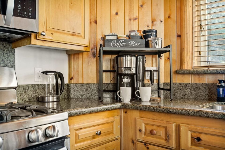 Coffee bar featuring everything you need for an amazing cup of coffee or tea.
