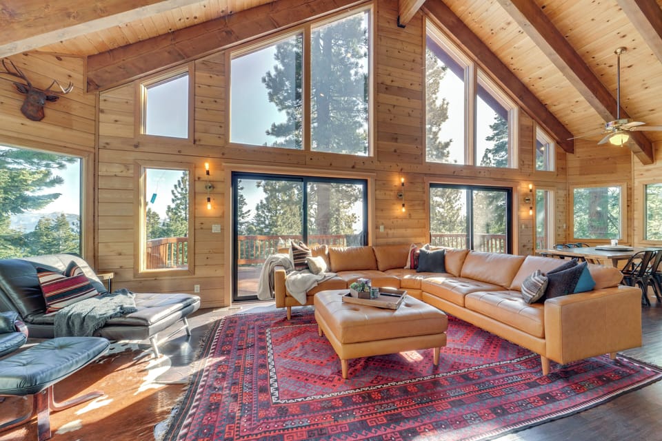Tahoe Vista Vacation Rental | 5BR | 3.5BA | 2,605 Sq Ft | Stairs Required