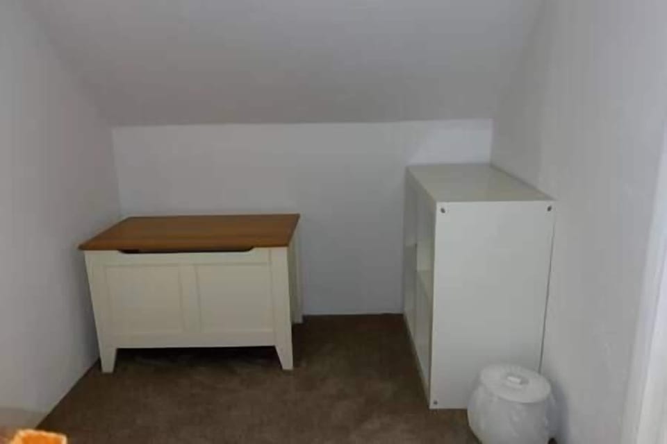 Toy box and area between the two twin rooms upstairs