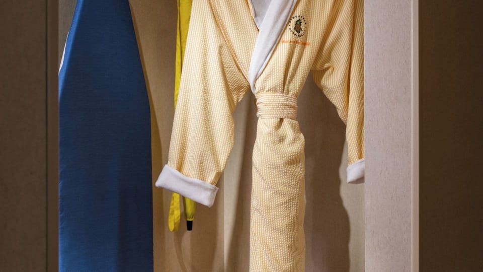 Slip into a plush robe and feel instantly at home.