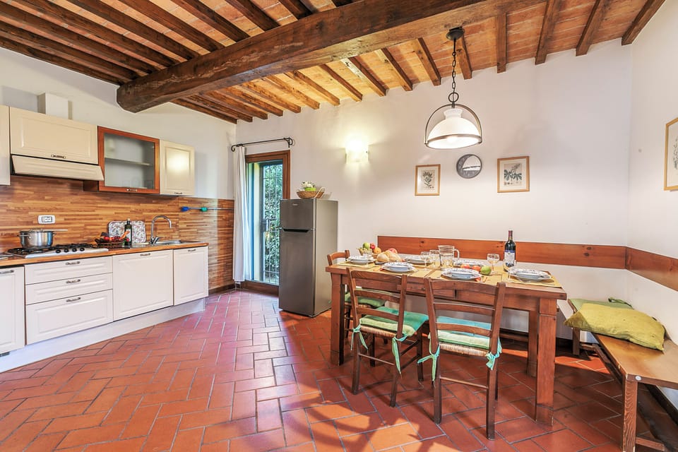 Kitchen and dining area
