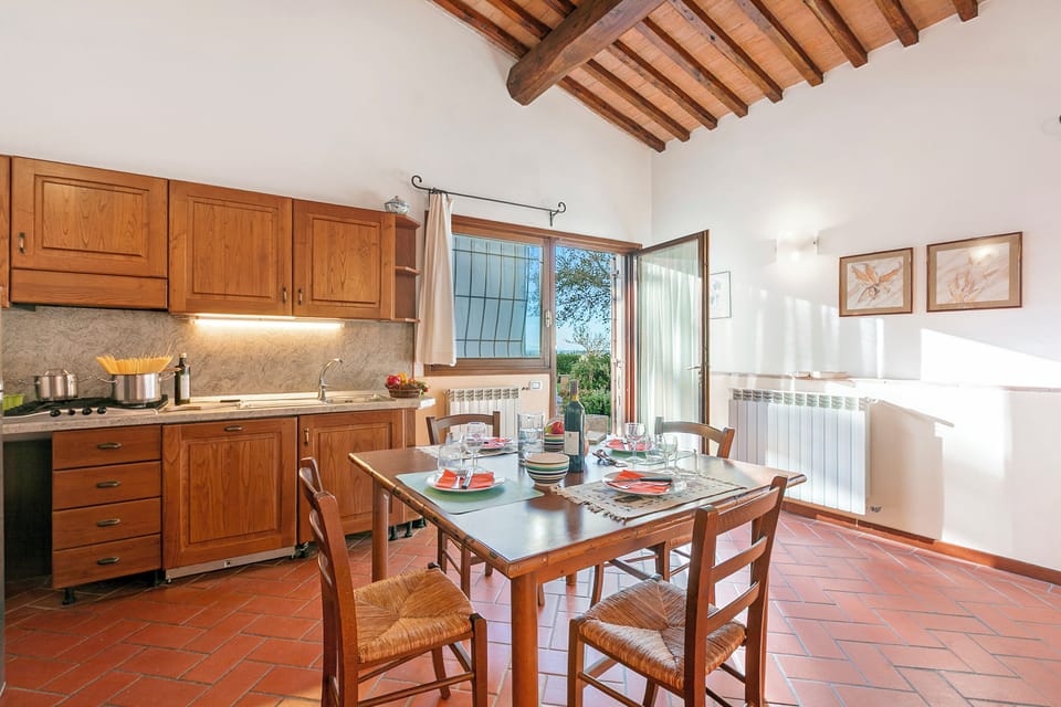 Kitchen and dining area