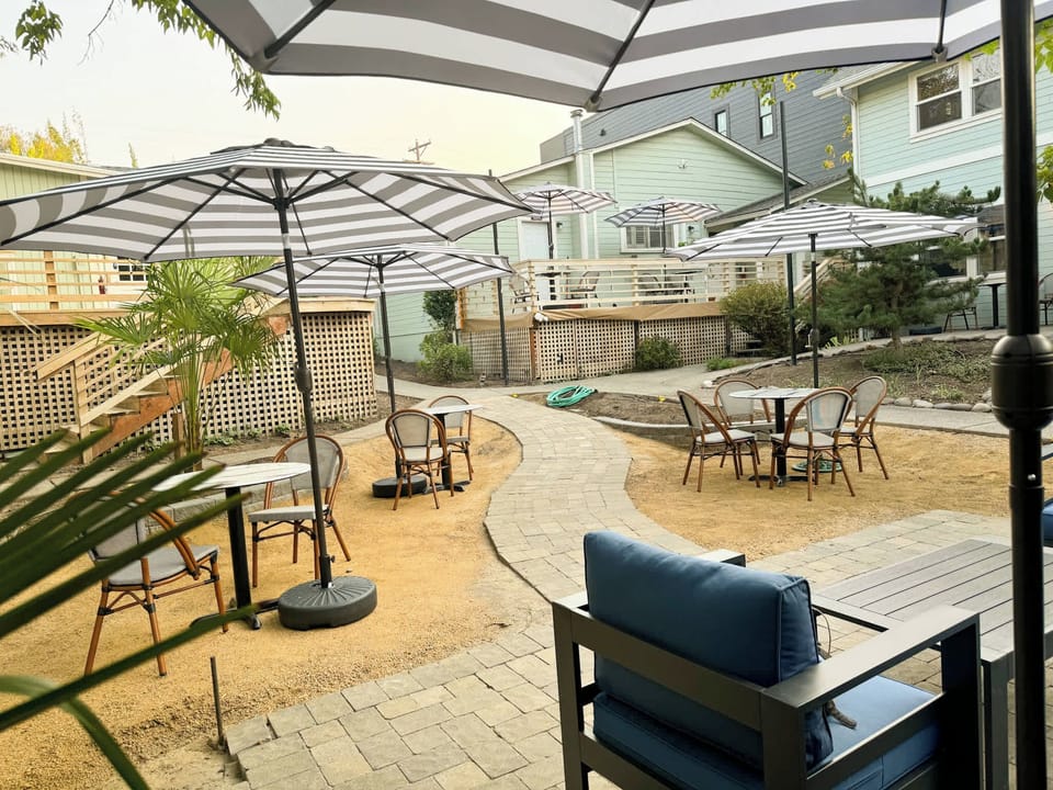 Enjoy the courtyard