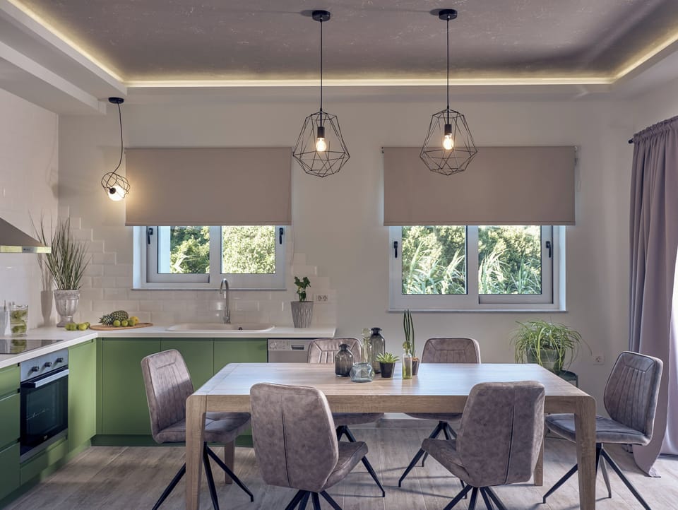 Features a fully equipped kitchen for culinary wonders. 