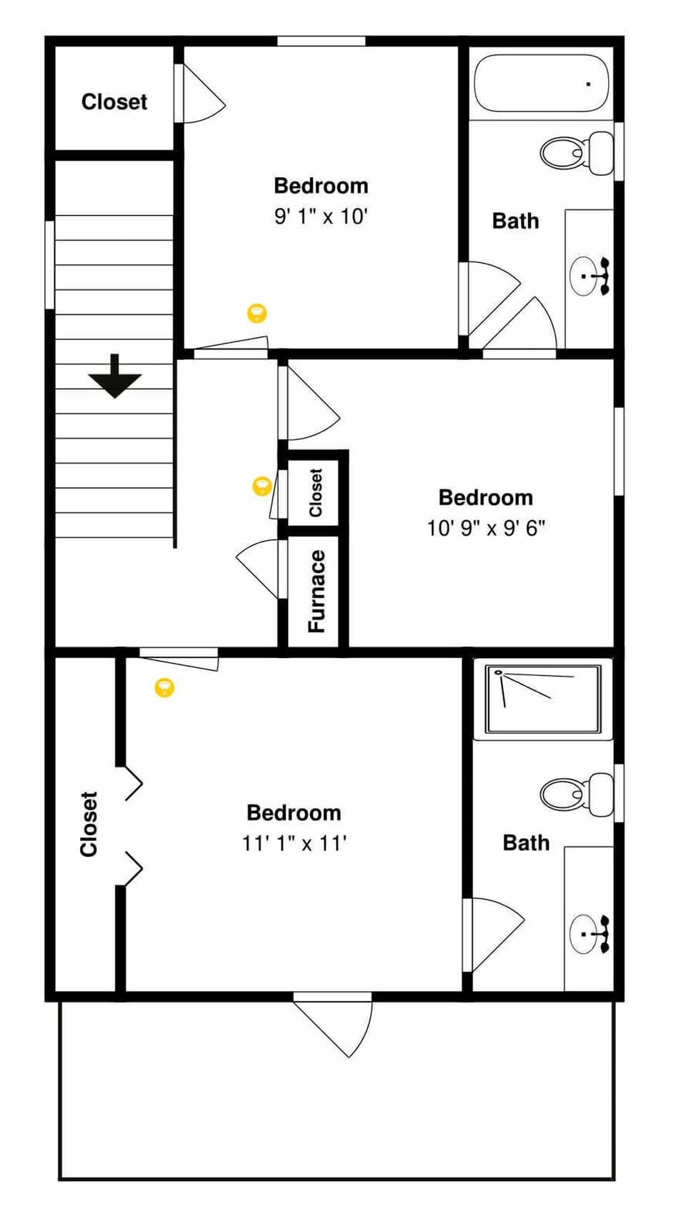 Second Floor Layout