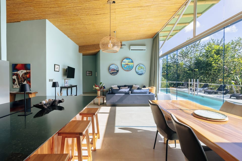 Kitchen and Living room