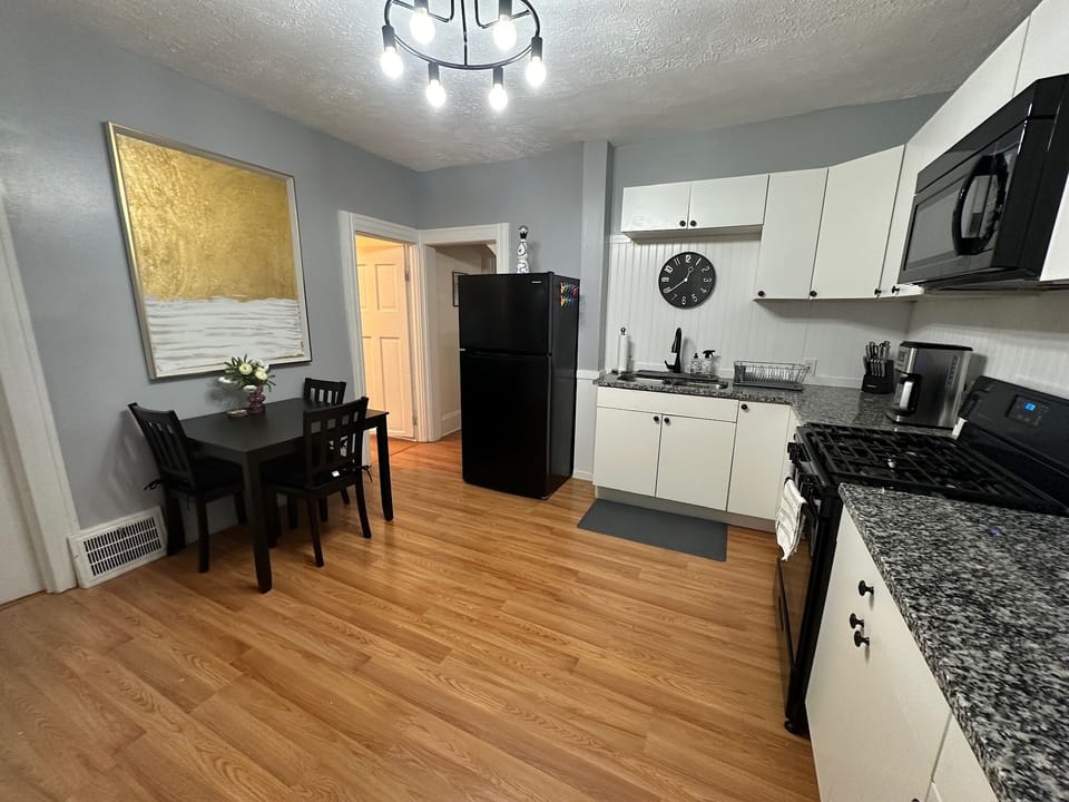 Kitchen, showing entry to office
