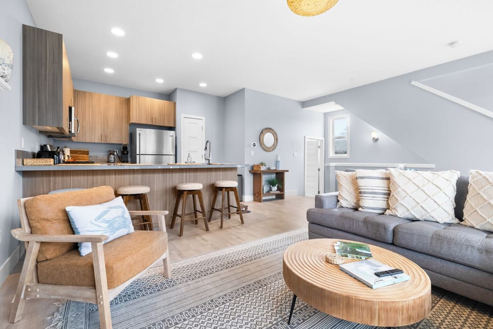 Fully stocked kitchen perfect for family meals or cozy dinners for two!