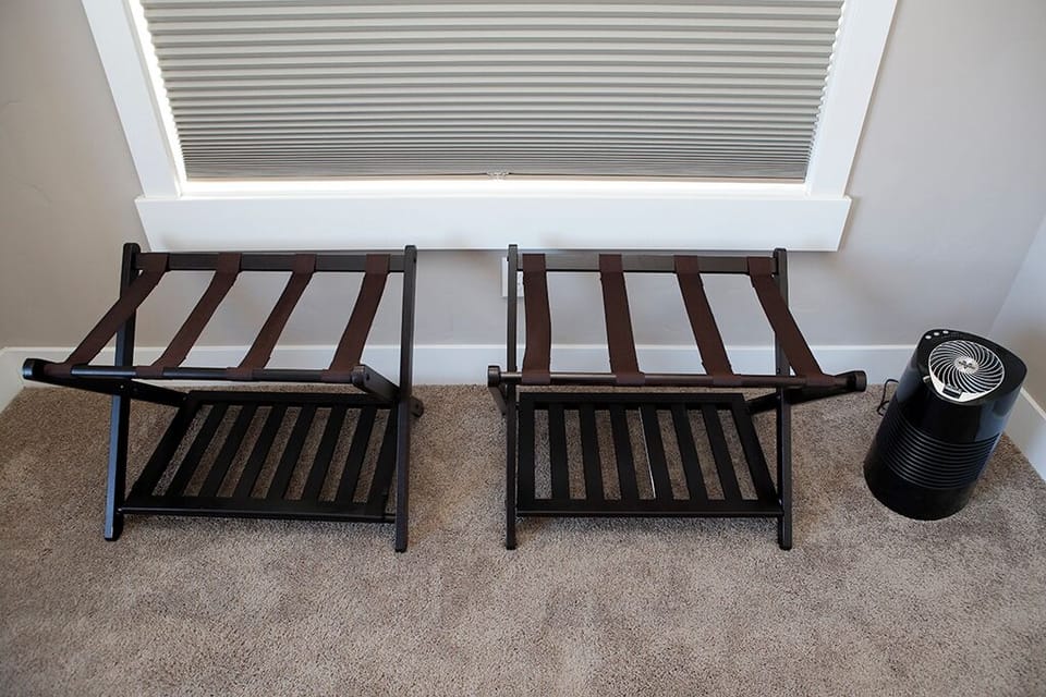 All bedrooms have two luggage stands and a humidifier for your comfort.