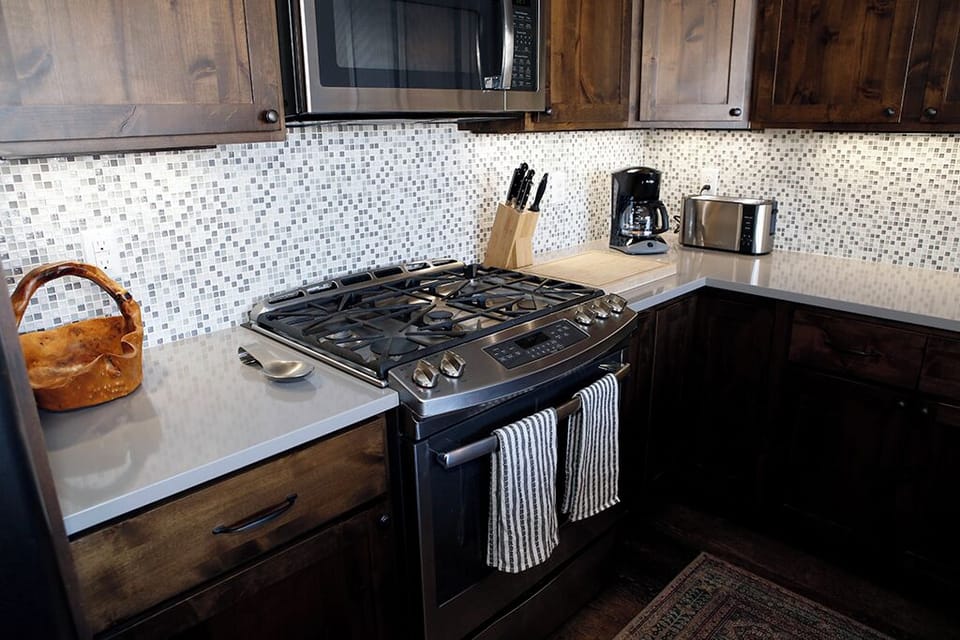 Well-appointed and modern kitchen for cooking and entertaining.