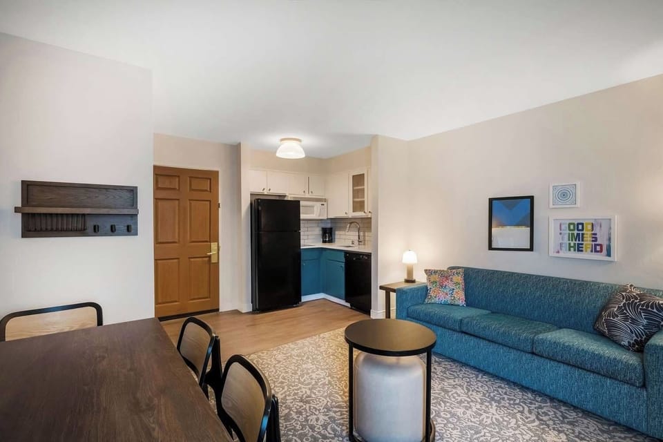 Gather for easy meals in your cozy suite with kitchenette.