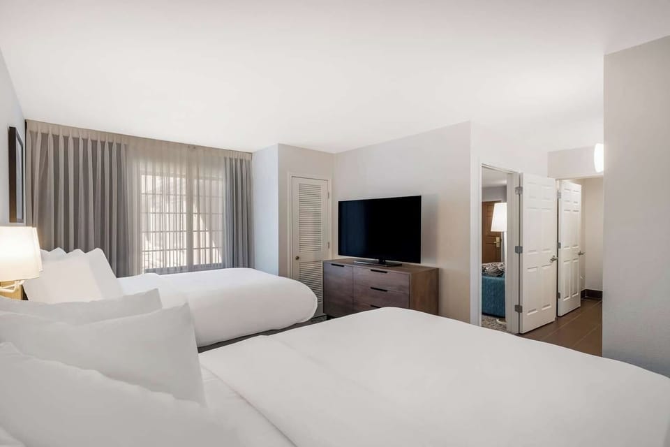 Stretch out on crisp linens for a deeply restful night.