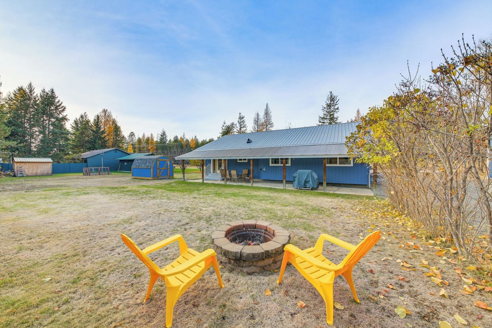 Moyie Springs Vacation Rental | 3BR | 2BA | 1,314 Sq Ft | 3 Steps Required