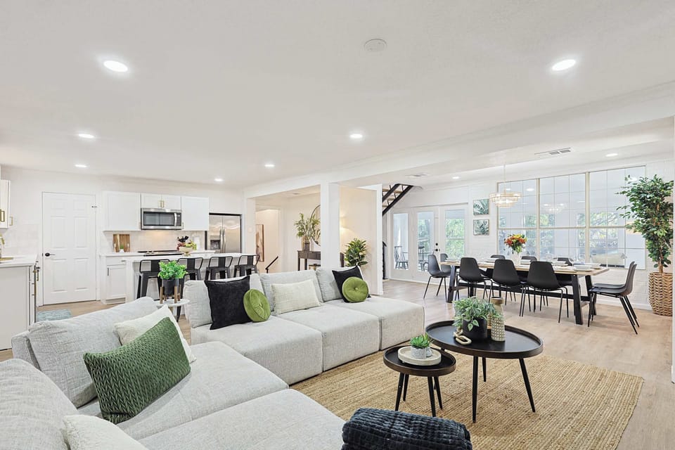 Cozy sofa perfect for relaxing and enjoying movies.