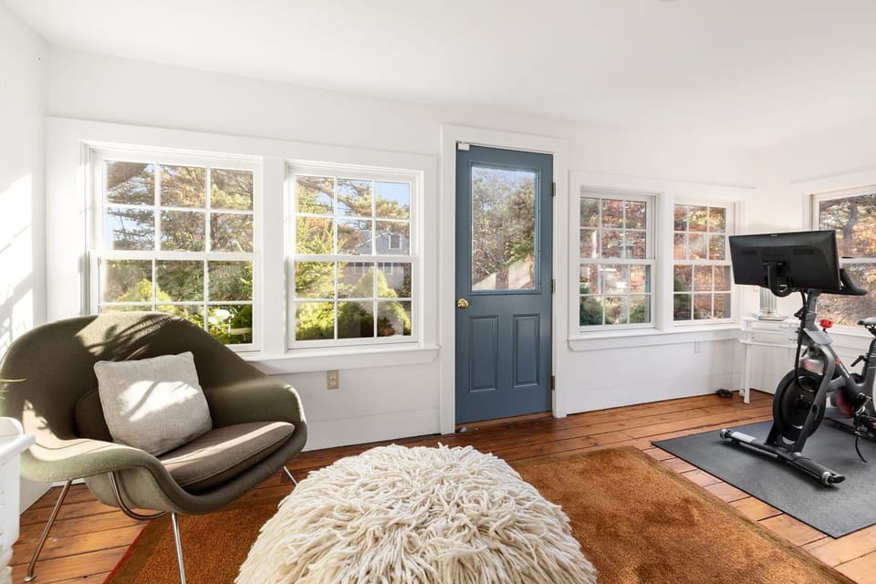 Family room on lower level