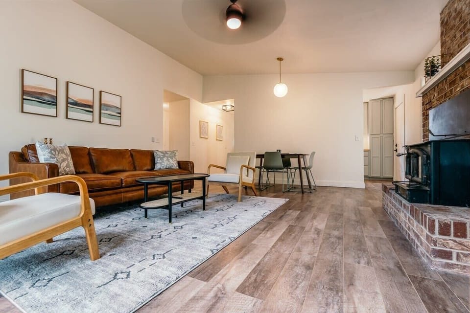 Open Living and Dining
