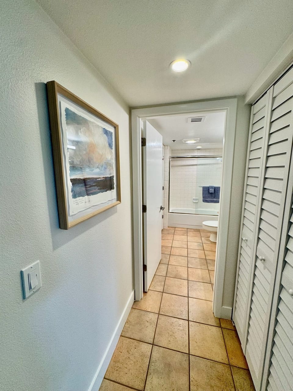 Hallway/Guest Bath + 2nd Bedroom Full Bath