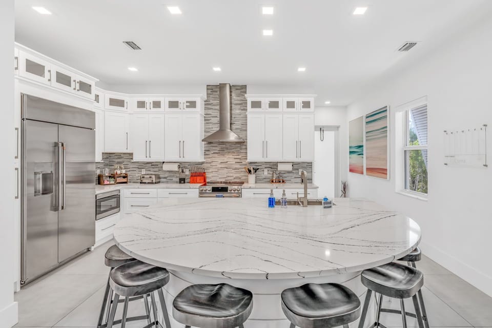 Main kitchen island