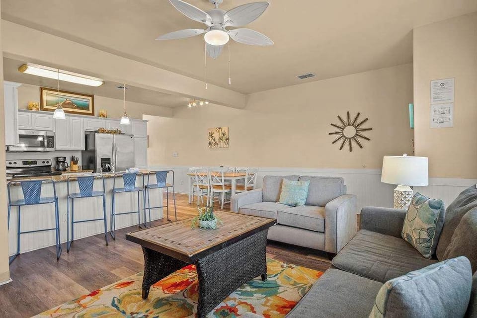 Enjoy seamless flow in our open-concept dining and kitchen area, perfect for cooking and gathering.