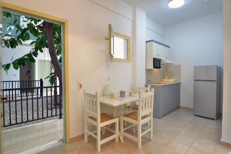 Private kitchenette and dining table in all units ideal for light meals