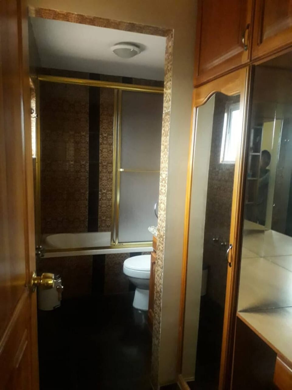 Master bathroom closet