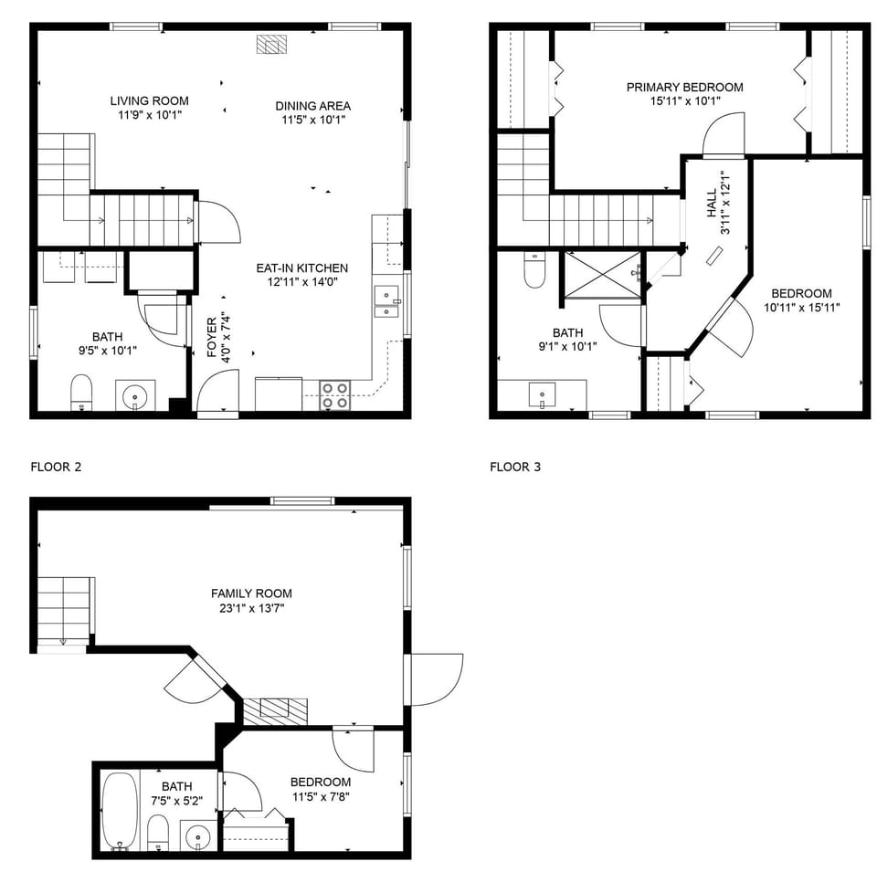 entire cabin floor plan