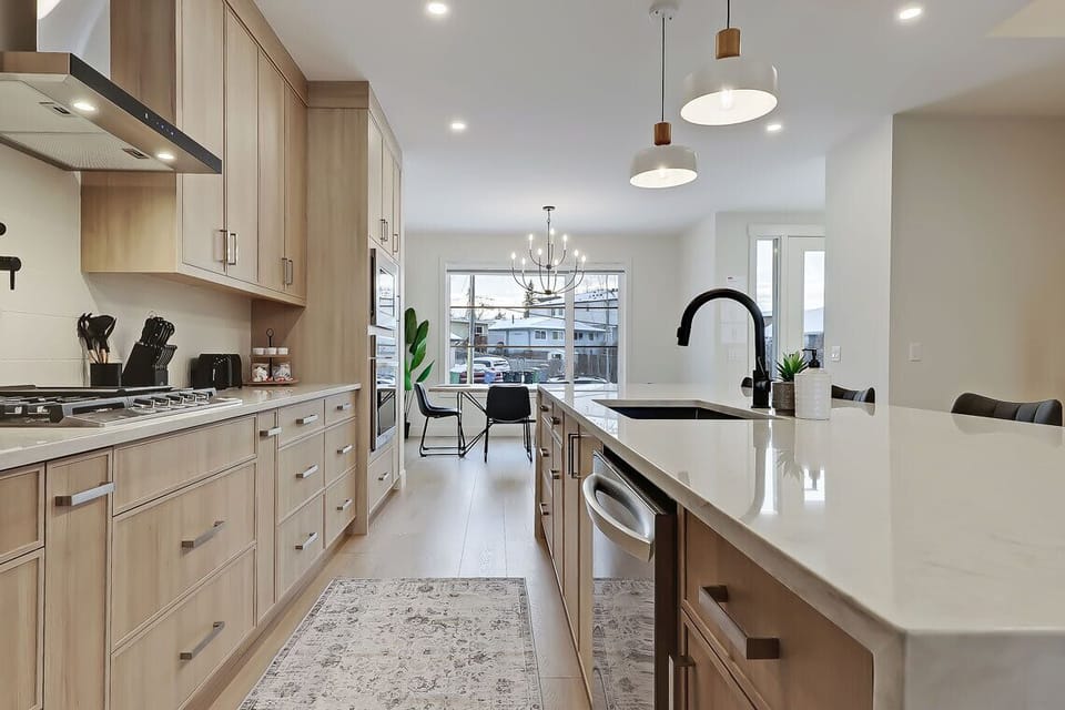 Dining area adjacent to the kitchen for seamless mealtime flow.